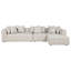 Canapé modulaire rembourré 3 pièces Cassano-1652457808