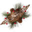 Natural Star with Pinecones Tree Topper