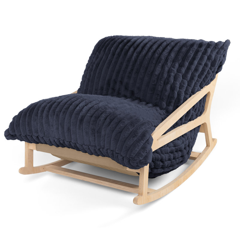 Chaise berçante Pillow Saxx, Bleu
