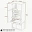Grande armoire de rangement autoportante avec portes et tablettes