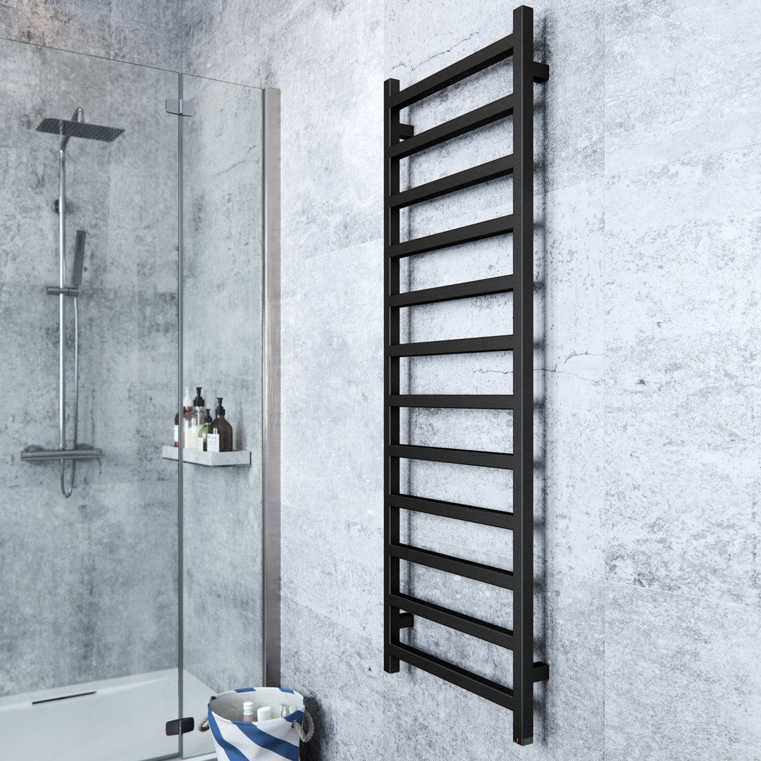 Terma Simple One Electric Towel Rail Heban Black 1440 X 500Mm 600W - Image 3