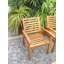 Kasandra Outdoor Teak Dining Armchair