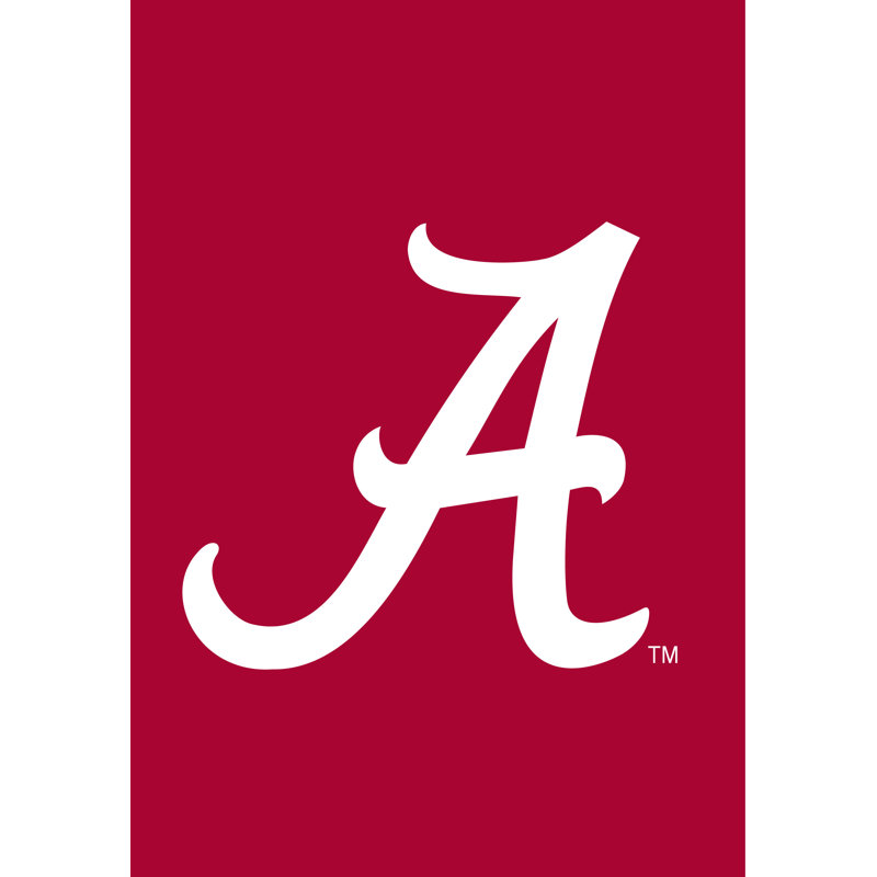 Nylon 18 po x l 13 po drapeau de jardin NCAA, Alabama