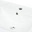 Meuble-lavabo de salle de bain avec lavabo en céramique, meuble de rangement moderne avec 3 tiroirs, meuble-lavabo autoportant avec lavabo simple