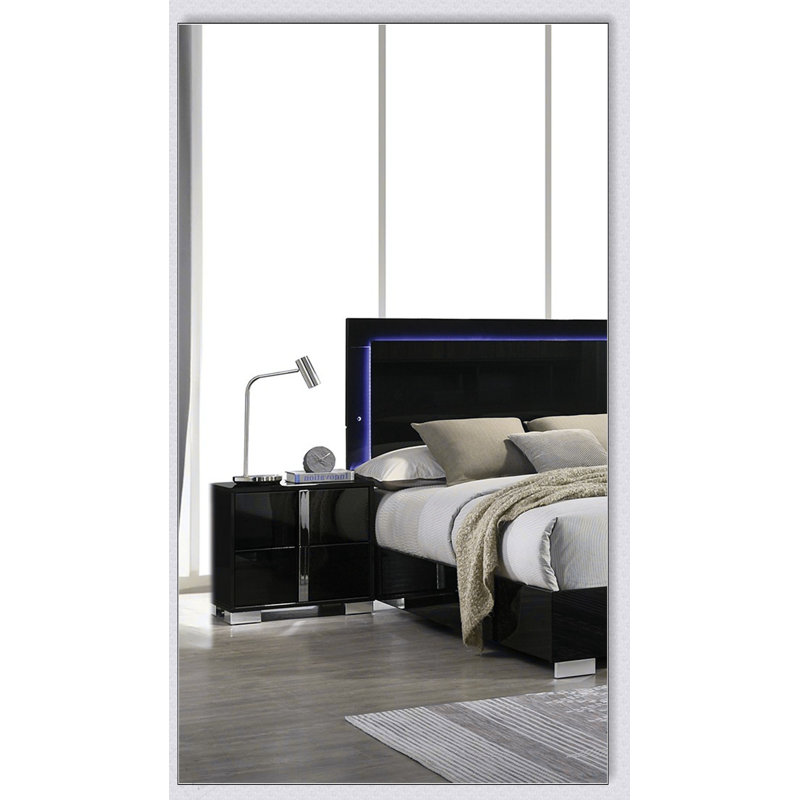 Table de chevet contemporaine classique 1pc, Noir