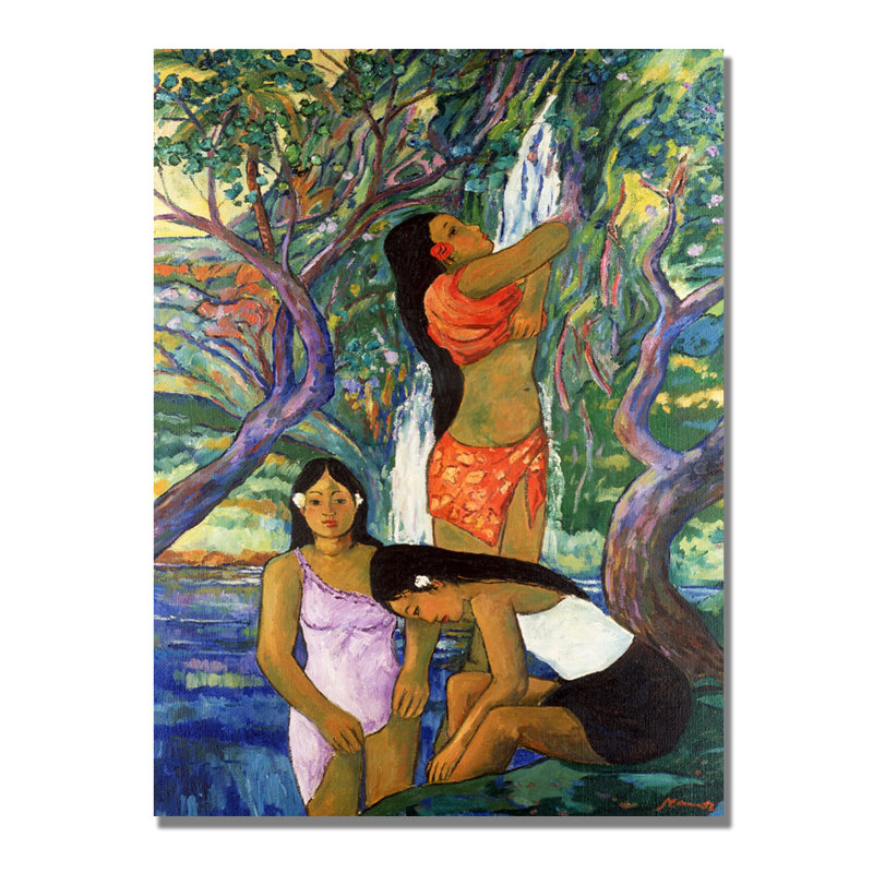 « hana cascade » par manor shad, reproduction d’art sur toile, H 24 po x l 18 po x P 2 po