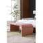 Repose-pieds rembourré en tissu Dant Boucle-1732949816