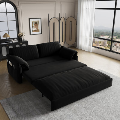 63.8" Queen Pull Out Sofa Bed