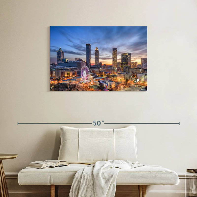 Sireci Atlanta, 24" H x 36" W