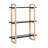 Summit Tiered Wooden Wall Storage Shelf