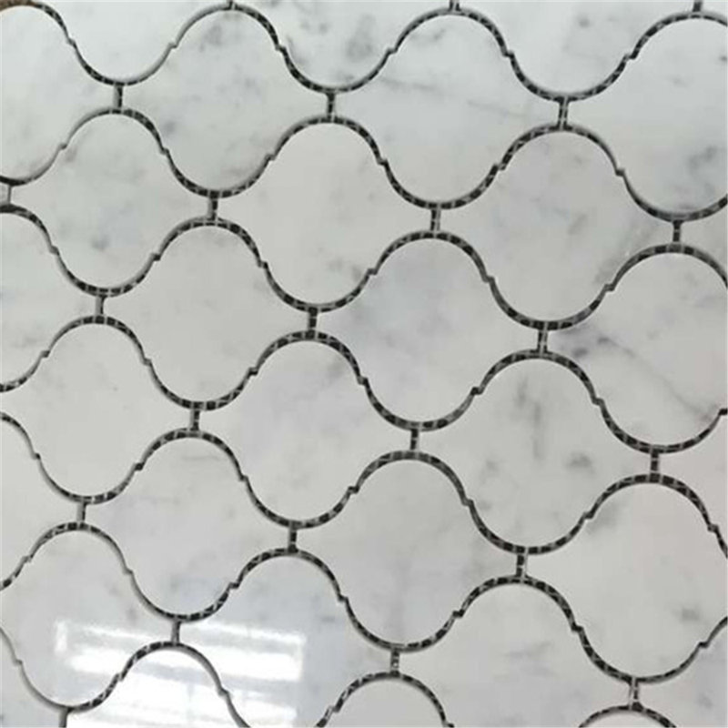 Carreau de mosaïque en marbre 12 po x 12 po