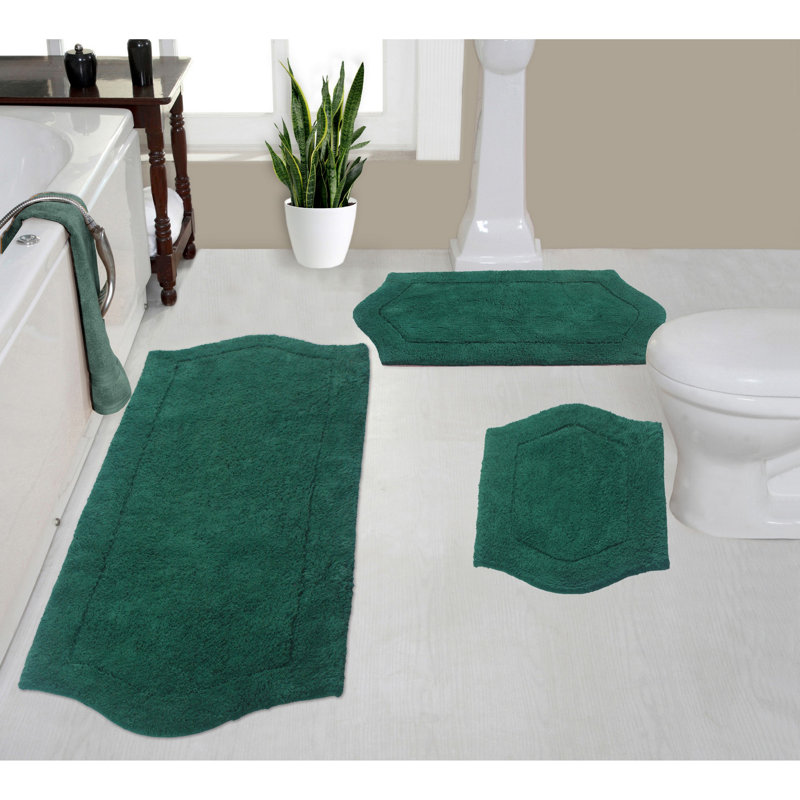 Morissette bathroom rug, Vert forêt