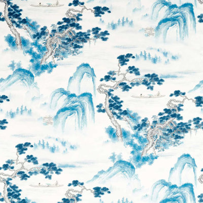 Floating Mountains Fabric
