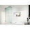 Gaia 30 in. x 58.25 in. Frameless Fluted Single Fixed Bath Panel