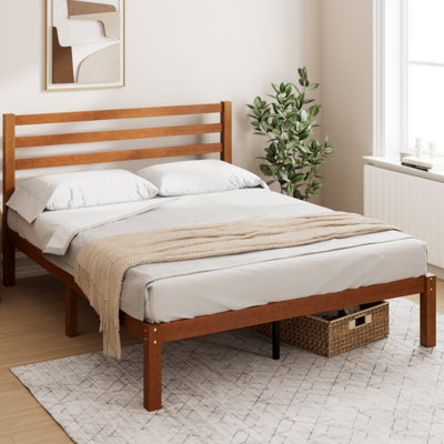 Zinus Maddie Solid Wood Slat Bed