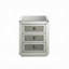 Table de chevet avec trois tiroirs Glam Style