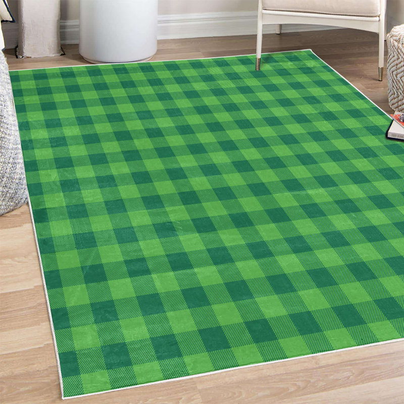 Tapis décoratif Sharini, Rectangle 4 pi x 5 pi 5 po