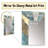 Blue Gold Transcendent Liquid Ink I - Marble Wall Mirror, Blue Decorative Mirror, Printed Metal Art-685653309