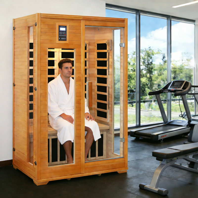 Sauna infrarouge FAR pour 2 personnes avec pruche au Canada