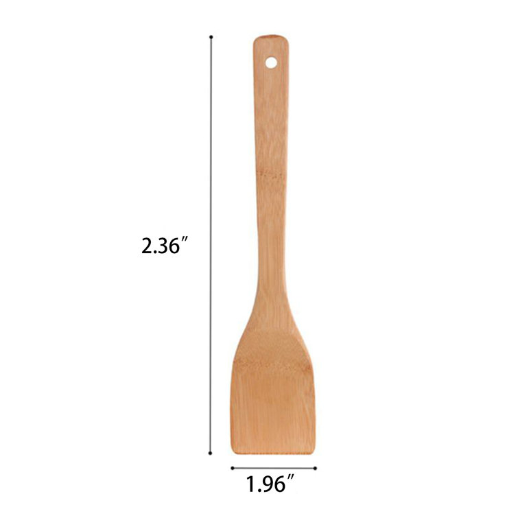 TAYANUC 5-Pieces Wooden Cooking Spoons Kitchen Utensil Set