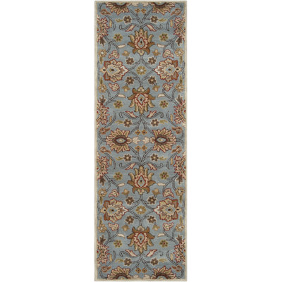 Tapis gris moyen en laine Arden