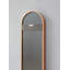 Miroir ovale décoratif exquis avec cadre en caoutchouc durable pour la rénovation