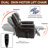 Power Lift Recliner Chair Heat Massage Dual Motor Infinite Position Up To 350 LBS, Faux Leather, Heavy Duty Motion Mechanism With USB Ports, Brown-1394446930
