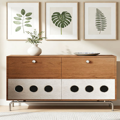 Buffet simple à plusieurs tiroirs de rangement