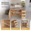 Meuble-lavabo autoportant de 48 po avec lavabo, comptoir en pierre, tiroirs à fermeture en douceur et armoire de rangement réglable-2000232772-2000232774