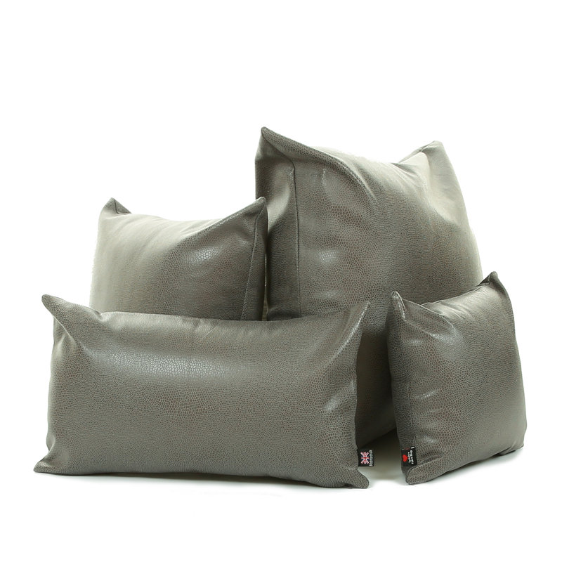 Cheer Animal Print Square Cushion, 43 x 43cm, Grey
