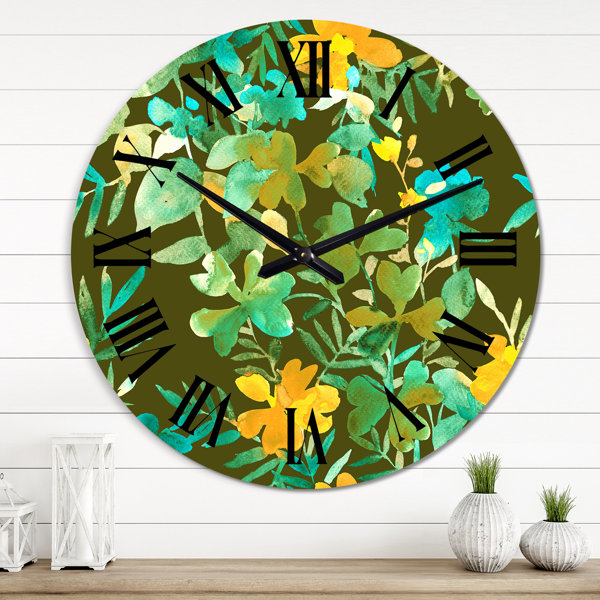 East Urban Home Millie-Louise Metal Wall Clock | Wayfair