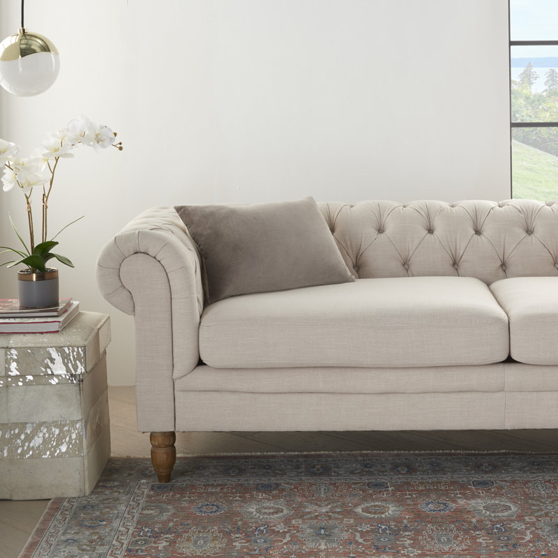 Housse de coussin carré et insert, Taupe, 14 po x 20 po, Rectangulaire