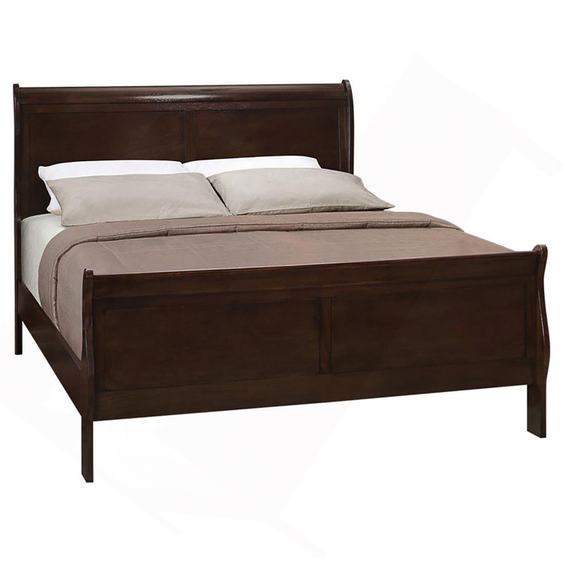 Lit-bateau double Cappuccino, Lit double