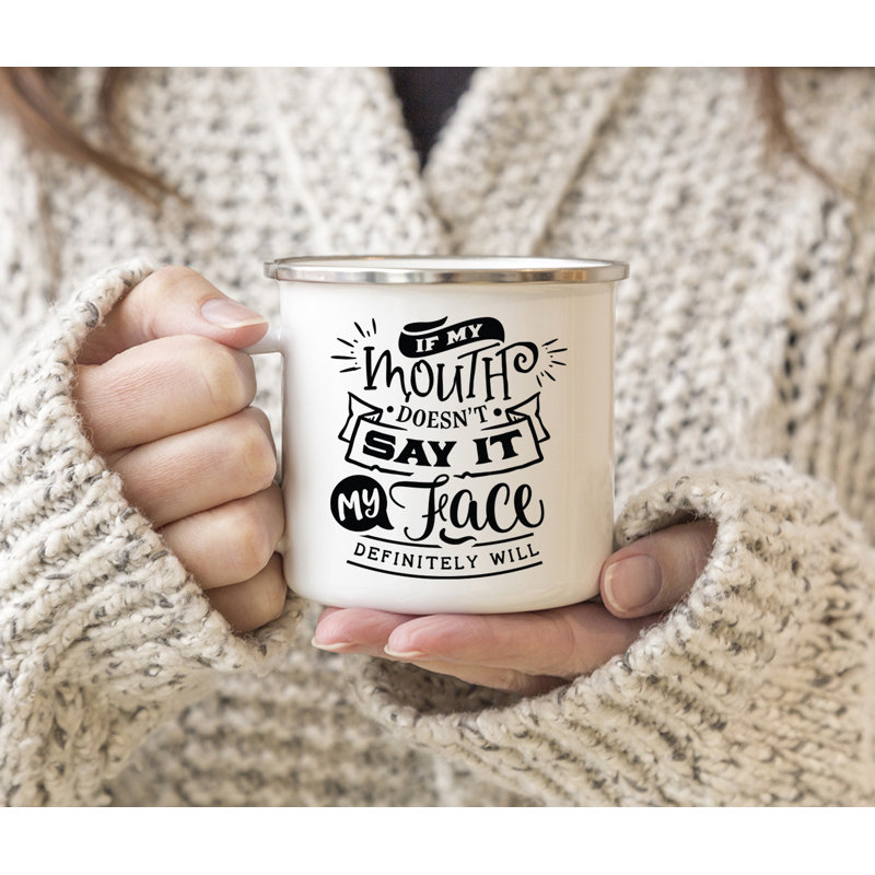 Tasse de camping «Funny Mom», Tout à fait