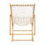 Paire de chaises de patio tissées à la main avec siège d'usure, convenant à la plage et au balcon, sans installation, largeur de 18,65 po, corde de largeur 23,03, applicable à la plage du balcon, assemblage requis, hauteur de 33,64 po