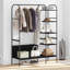 Clothes Rack With Shelf 120 X 44 X 160 Cm Engineered Wood-880567908
