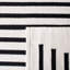 Mando Handmade Cotton Ivory/Black Rug-490218559
