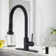 ESHOO Pull Down Kitchen Faucet with Soap Dispenser