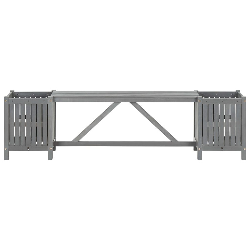 Lunedi Wooden Planter Bench
