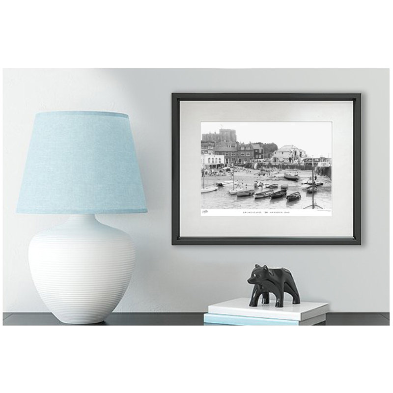 Broadstairs, The Harbour 1960 - Single Picture Frame Print, 60cm H x 80cm W x 2.3cm D