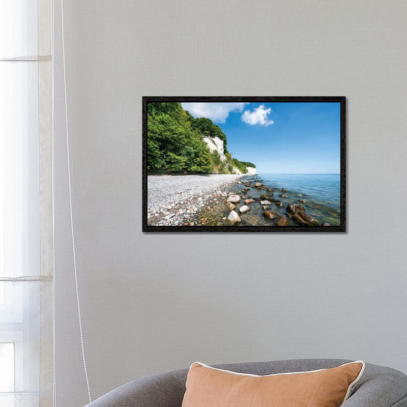 Beautiful Sunset At The Dune Beach, North Sea Coast, Germany by Jan Becke - Gallery-Wrapped Canvas Giclée on Canvas