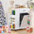 Rolling Kitchen Island with Pull-Out Trash Bin Cabinet,Kitchen Storage Cart On Wheels with 3 Tier Spice Rack,1 Drawer Bamboo Countertop,for Small Space-1155460847