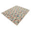 Rectangle 154 cm x 194 cm Geometric Wool Hand Woven Kilim
