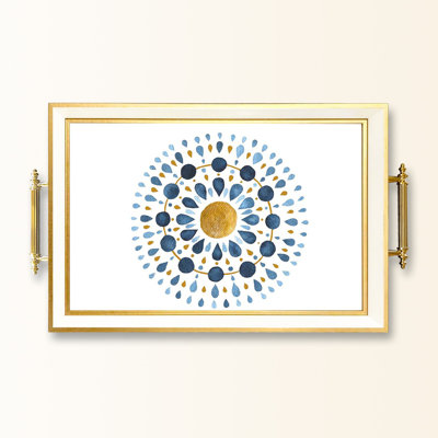 Elegant Glass Tray, 19.7 x 11.4 x 1.4 inches | 100% Durable Glass Construction | Easy to Clean with Damp Cloth | Ideal for Serving, Decorative Display, and Organizing | Stylish Addition to Home Décor
