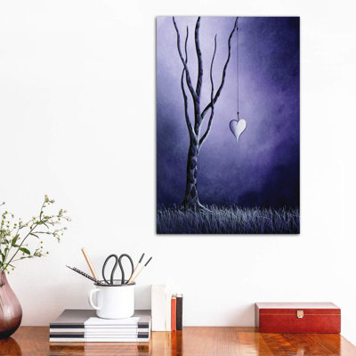 Purple Love - Wrapped Canvas Print