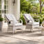 Outdoor Patio Dining Side Chair with Cushion-856582811