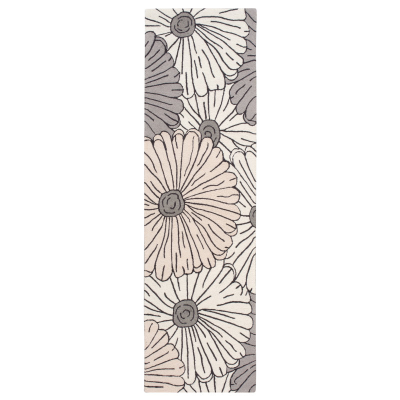 Asiha Floral Indoor Rug, Runner 2'3" x 8'