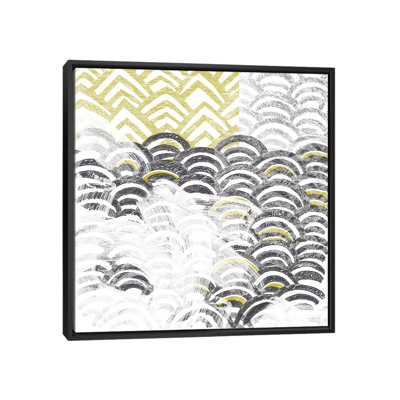 « block print abstract iii », reproduction d’art sur toile tendue