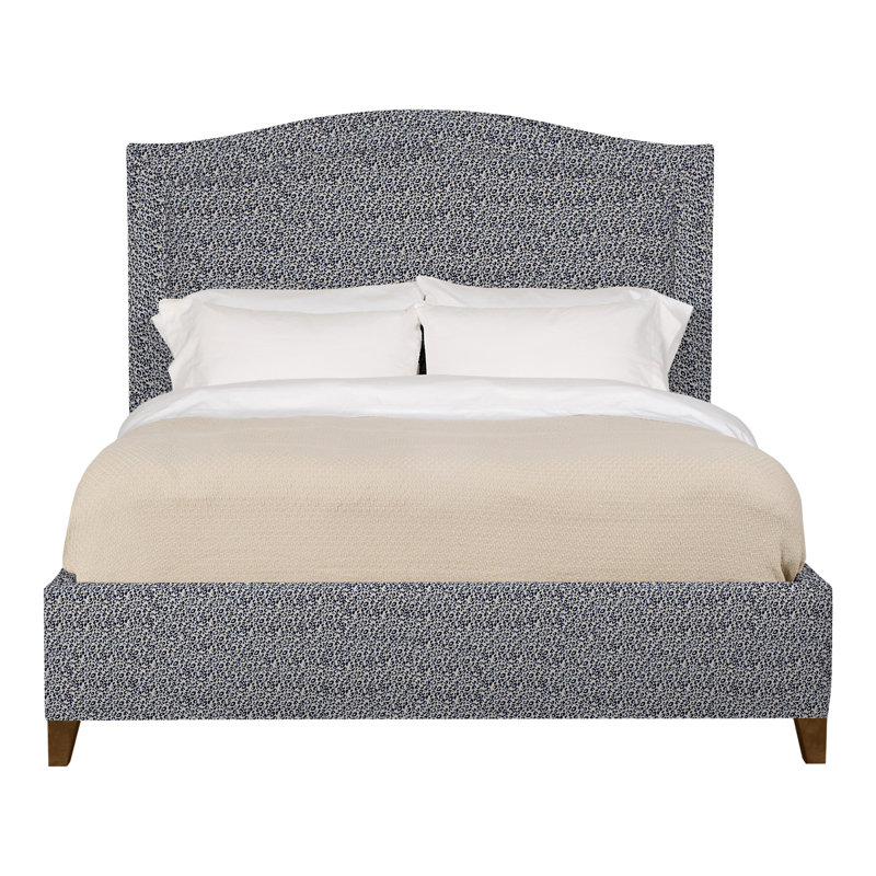 Caroline/Casey Upholstered Bed, Wrenn, Tuck Metal, Queen