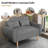 Arlander 47.24'' Upholstered Loveseat-779801091